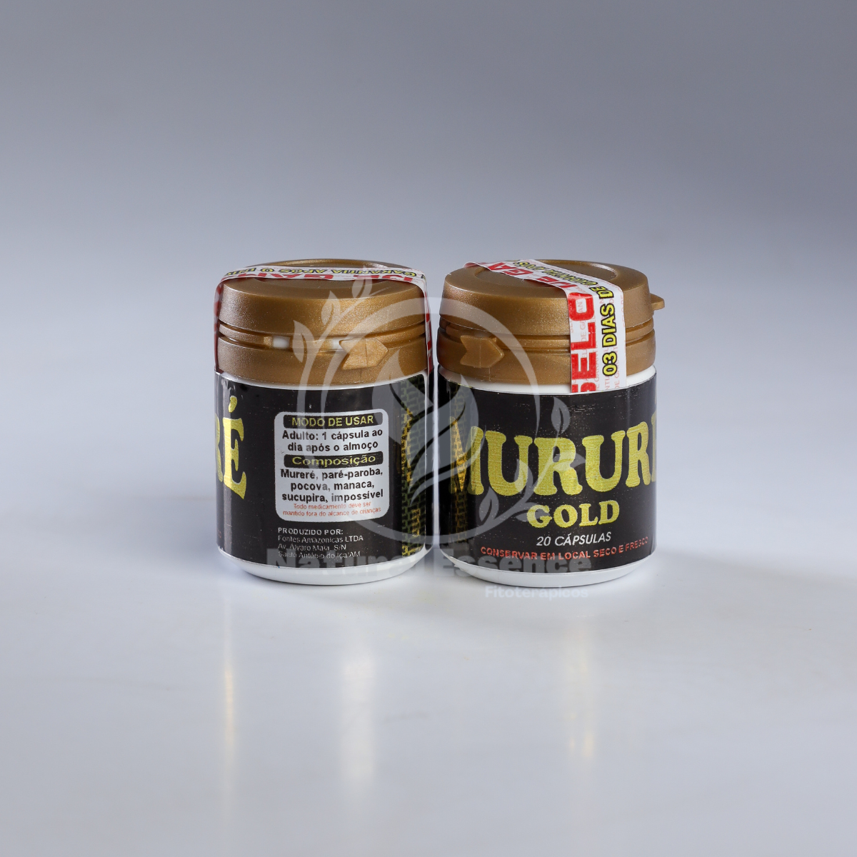 Mururé Gold Original Suplemento 100% Natural C/ 20 Capsulas